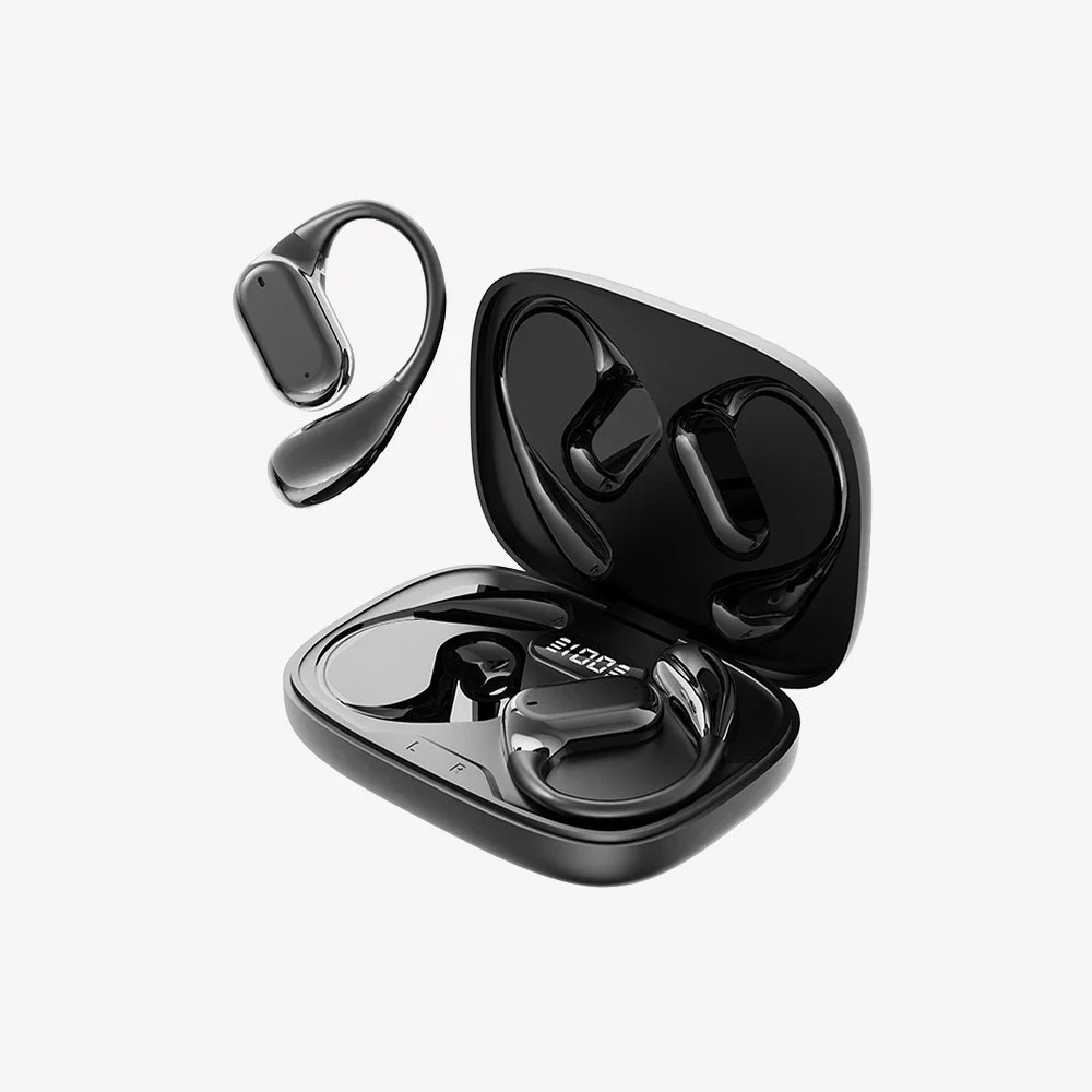 TWS‎ Wireless Earbuds Q11 Super Base w/Charging Case Black